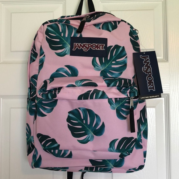 jansport palm leaves backpack